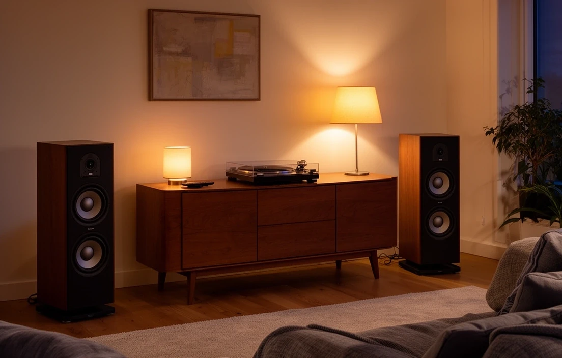 Wohnzimmer HiFi Setup