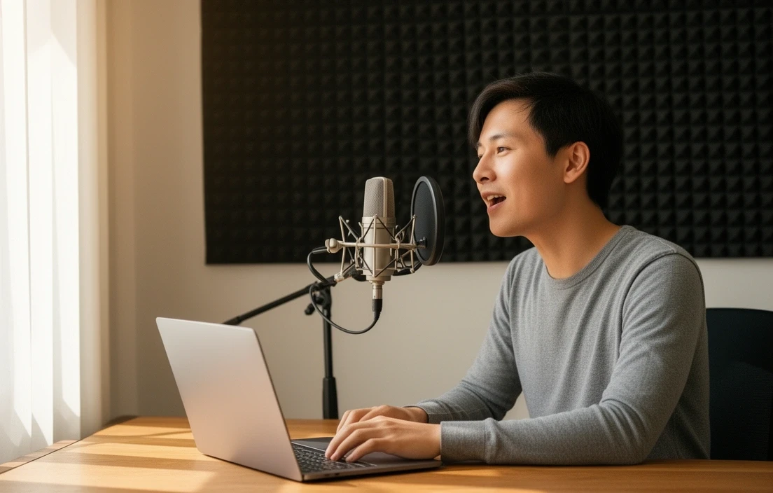 Podcast Mikrofon Setup